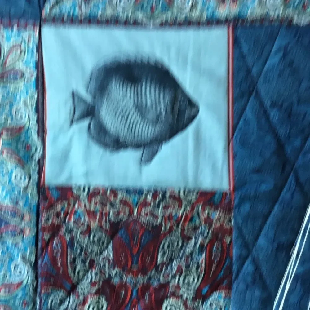 NWT. Hand Crafted Nautical Lap Quilt